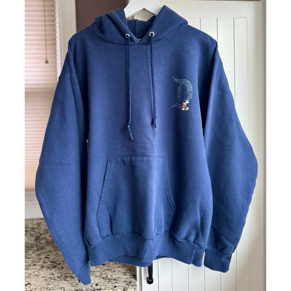Disneyland Resort Mickey Mouse Since 55 Hoodie Blue 55th Anniversary 2010 S